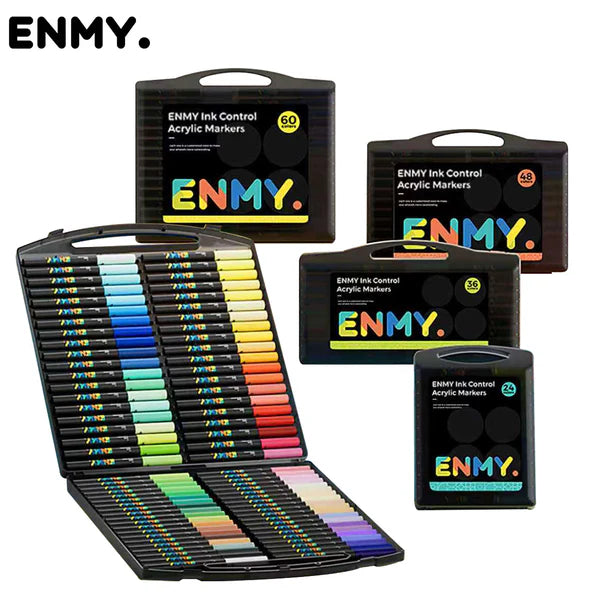 ENMY 80 Colors Direct Liquid Acrylic Markers & 16K Marker Papers